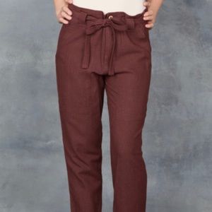 Ulla Johnson Raw Silk Dune Pants - Size 2